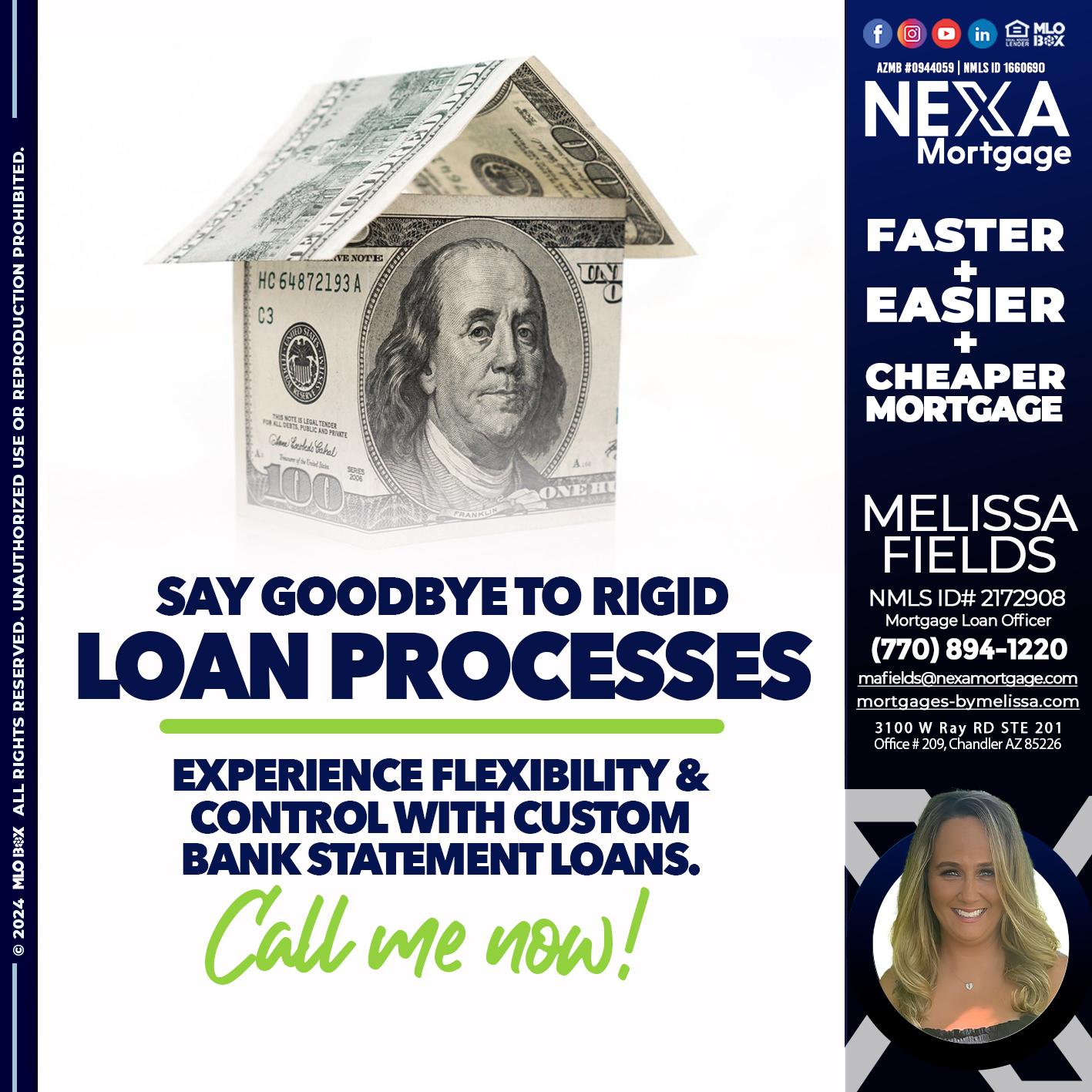 SAY GOODBYE - Melissa Fields -Mortgage Loan Officer