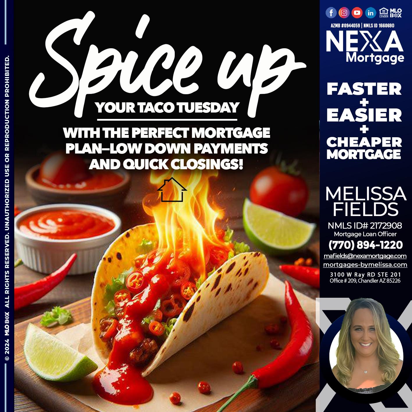spice up - Melissa Fields -Mortgage Loan Officer