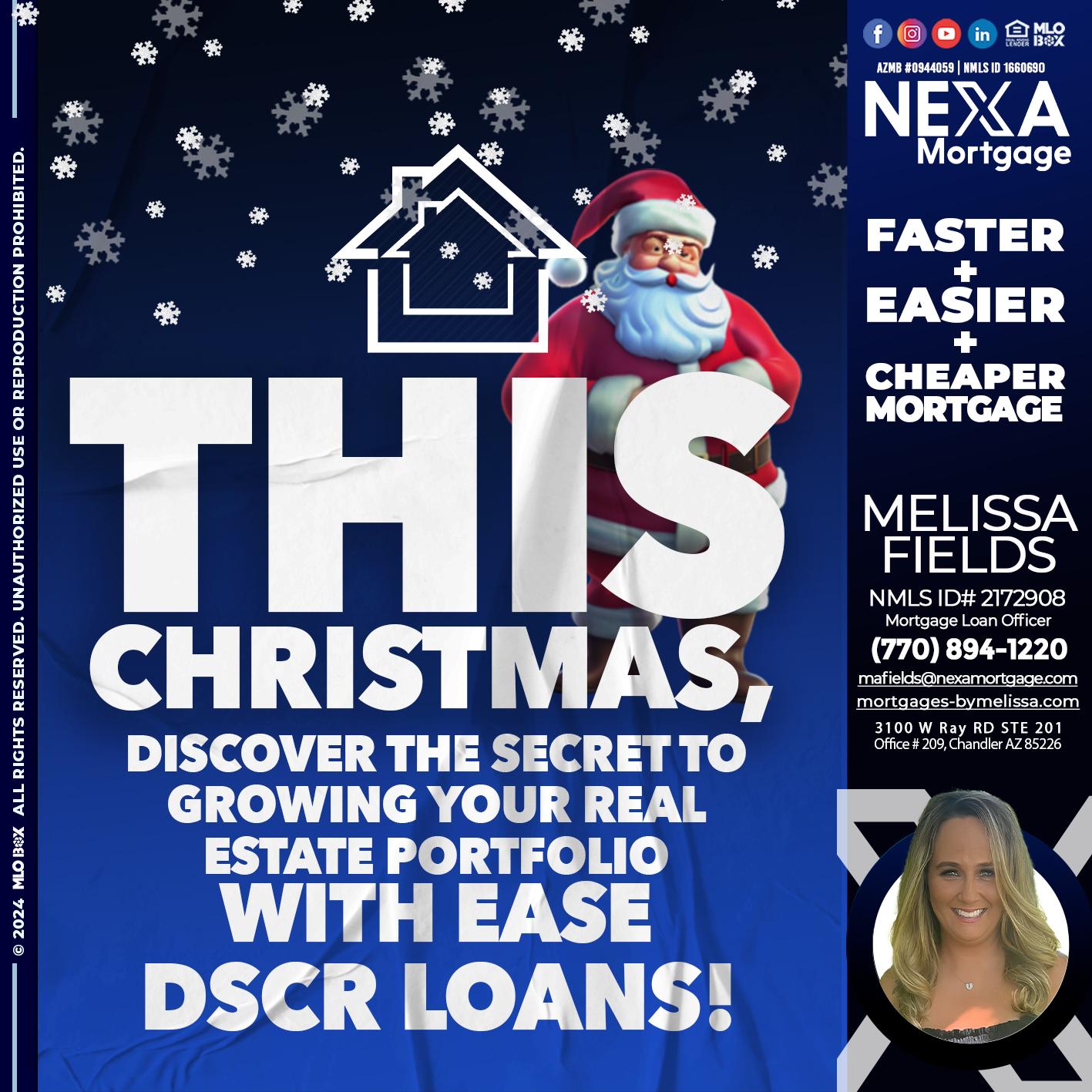 this christmass - Melissa Fields -Mortgage Loan Officer
