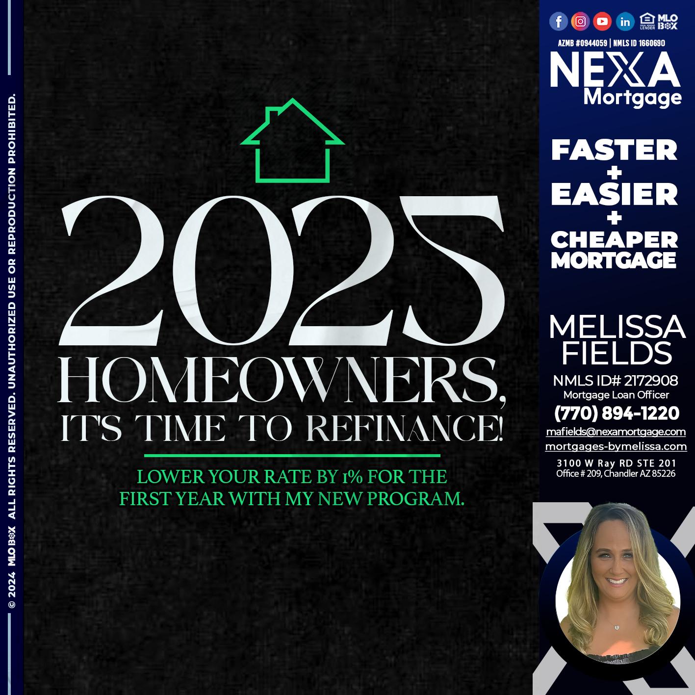 2025 HOMEOWNERSHIP - Melissa Fields -Mortgage Loan Officer
