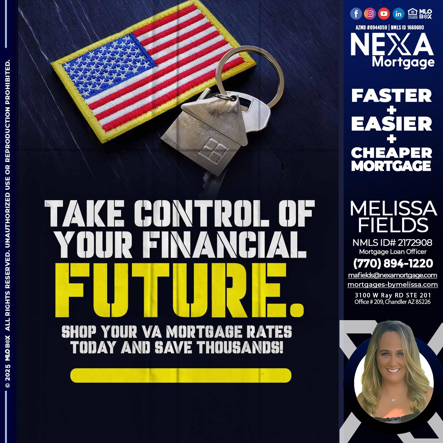 take control - Melissa Fields -Mortgage Loan Officer