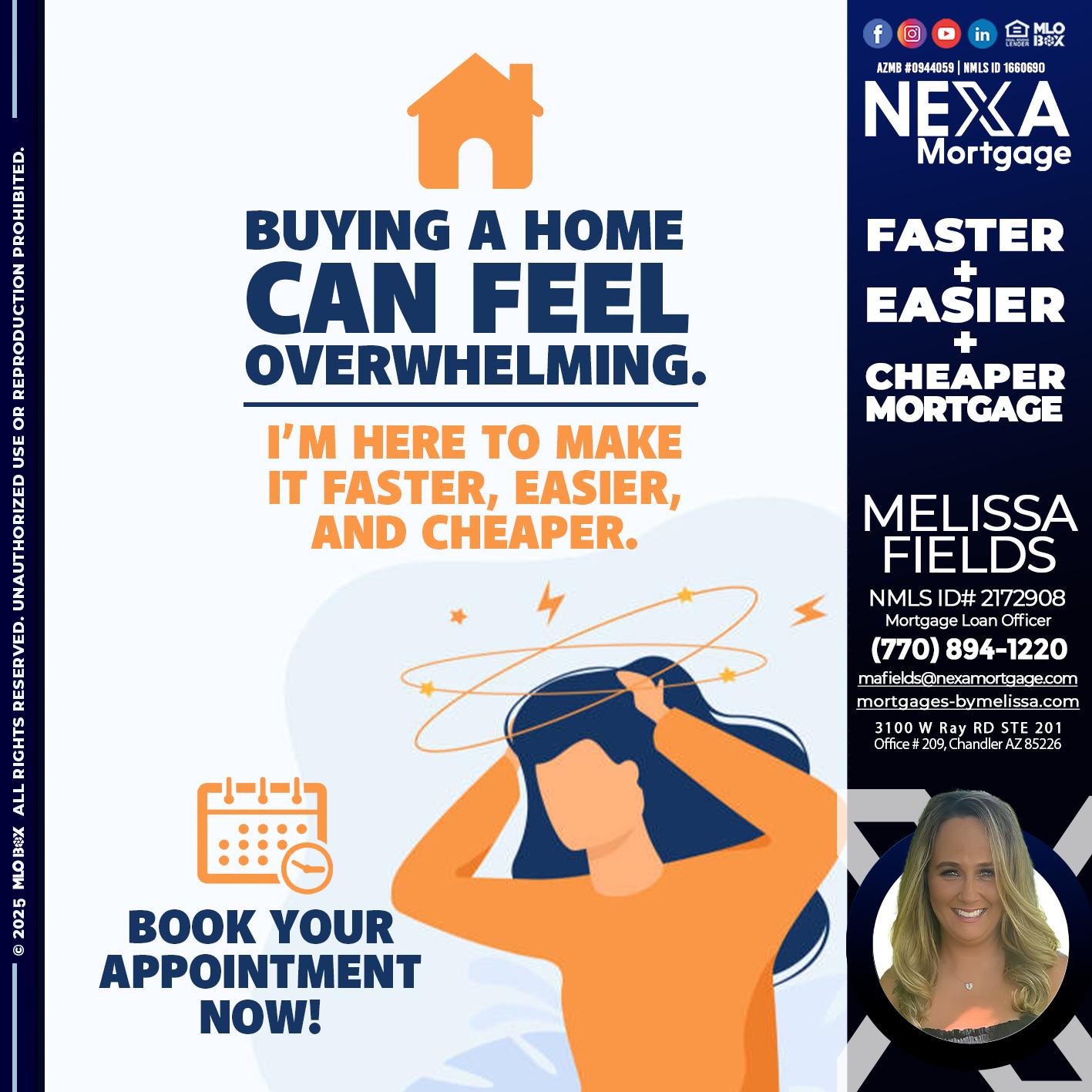 BUYING A HOME - Melissa Fields -Mortgage Loan Officer