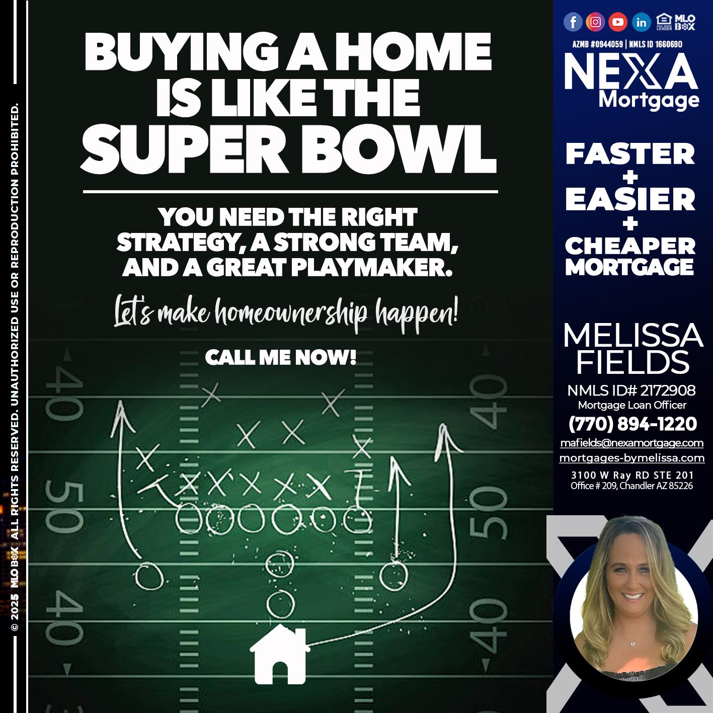 BUYING A HOME - Melissa Fields -Mortgage Loan Officer
