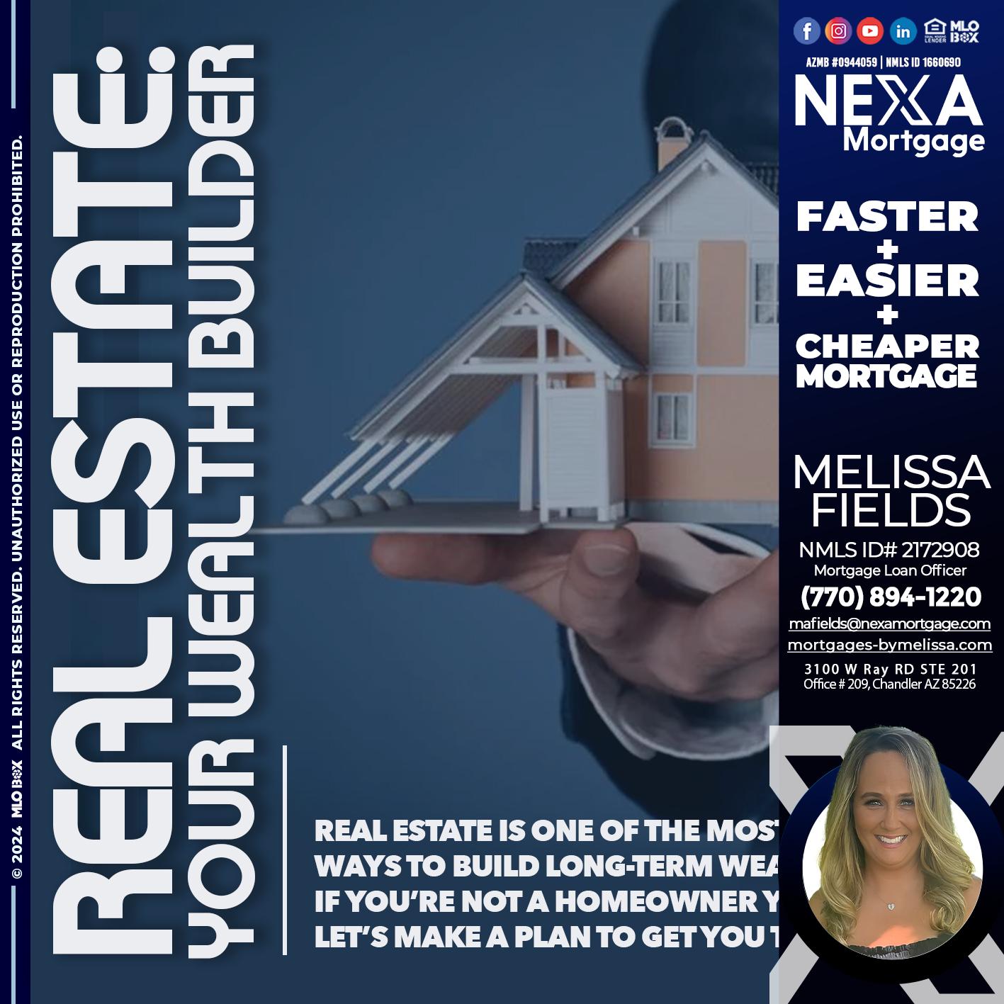 REAL ESTATE - Melissa Fields -Mortgage Loan Officer