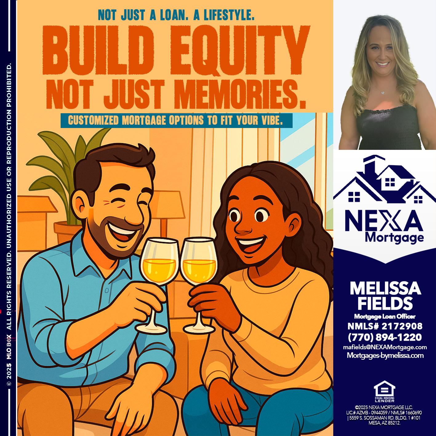 BILD EQUITY - Melissa Fields -Mortgage Loan Officer