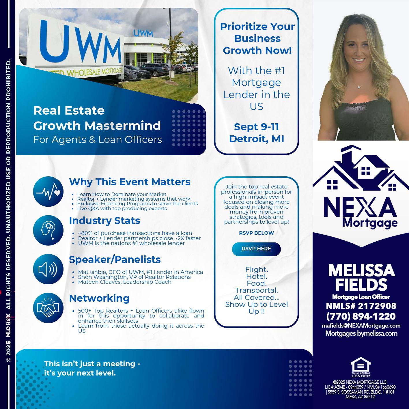 DETROIT TRIP - Melissa Fields -Mortgage Loan Officer