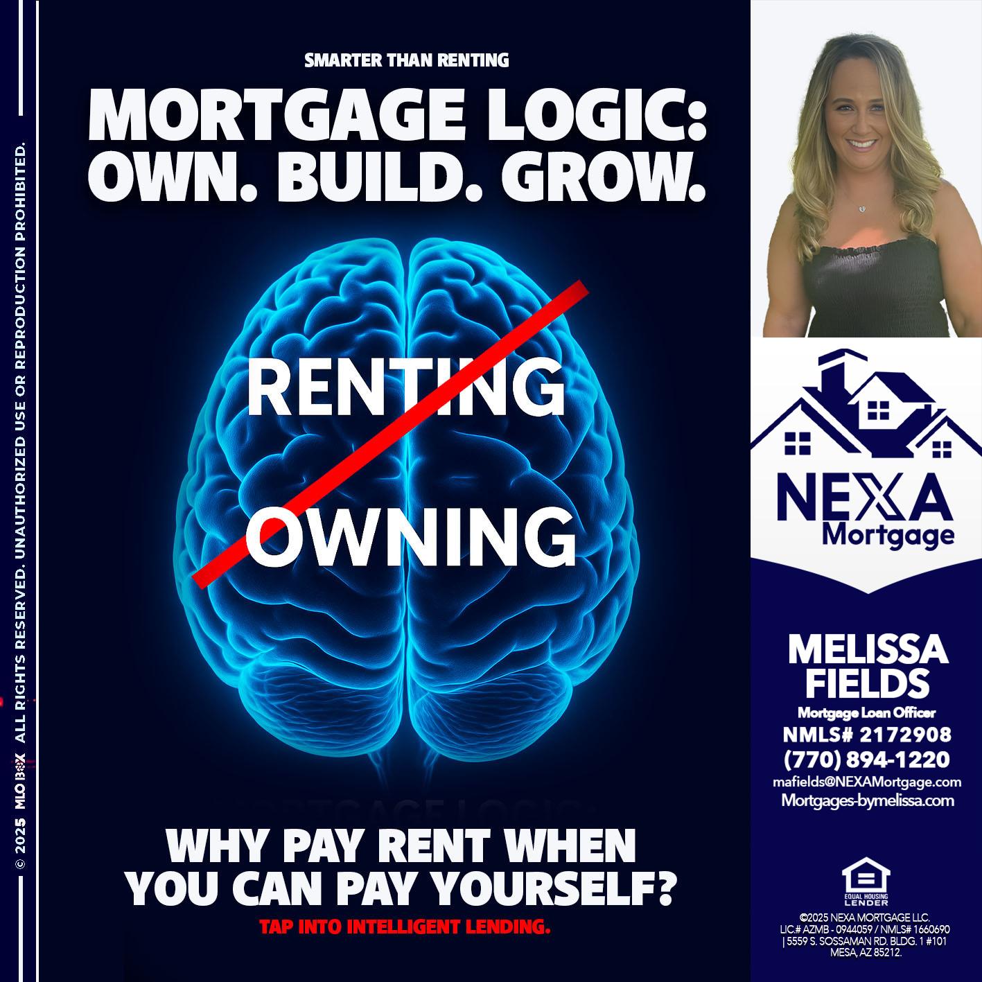 mortgage logic - Melissa Fields -Mortgage Loan Officer