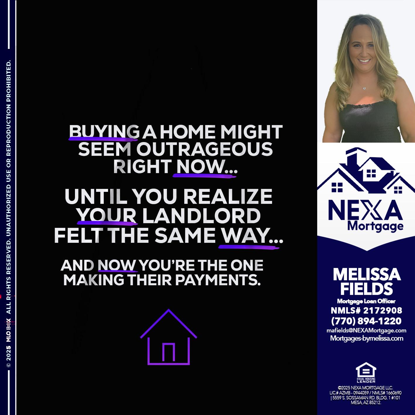 BUYING A HOME - Melissa Fields -Mortgage Loan Officer