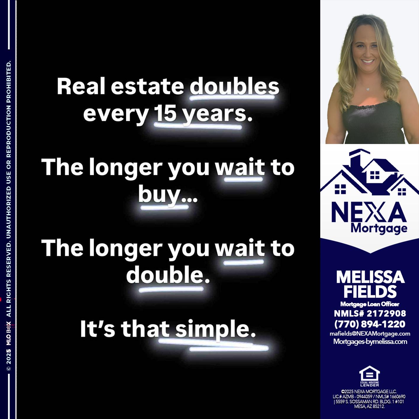 REAL ESTATE - Melissa Fields -Mortgage Loan Officer
