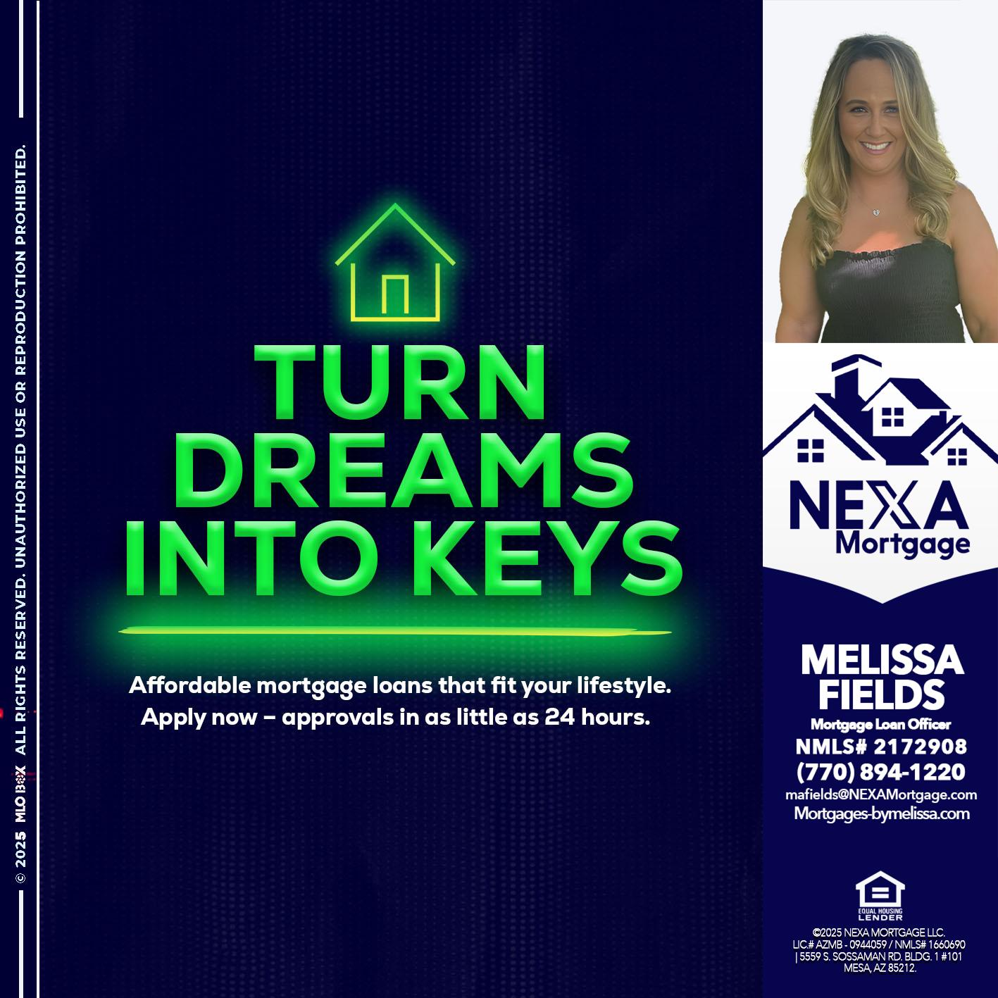 turn dreams - Melissa Fields -Mortgage Loan Officer