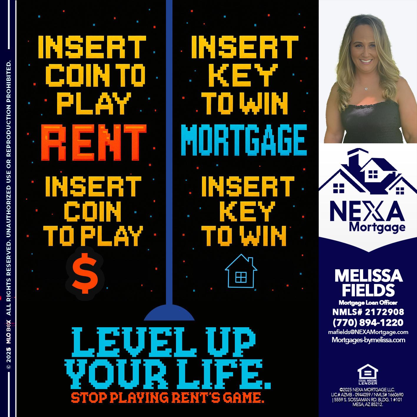 INSERT COIN - Melissa Fields -Mortgage Loan Officer