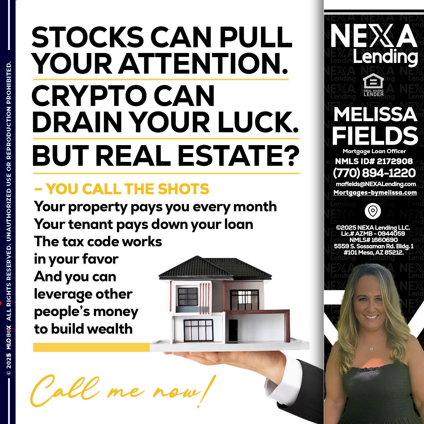 STOCK CAN - Melissa Fields -Mortgage Loan Officer