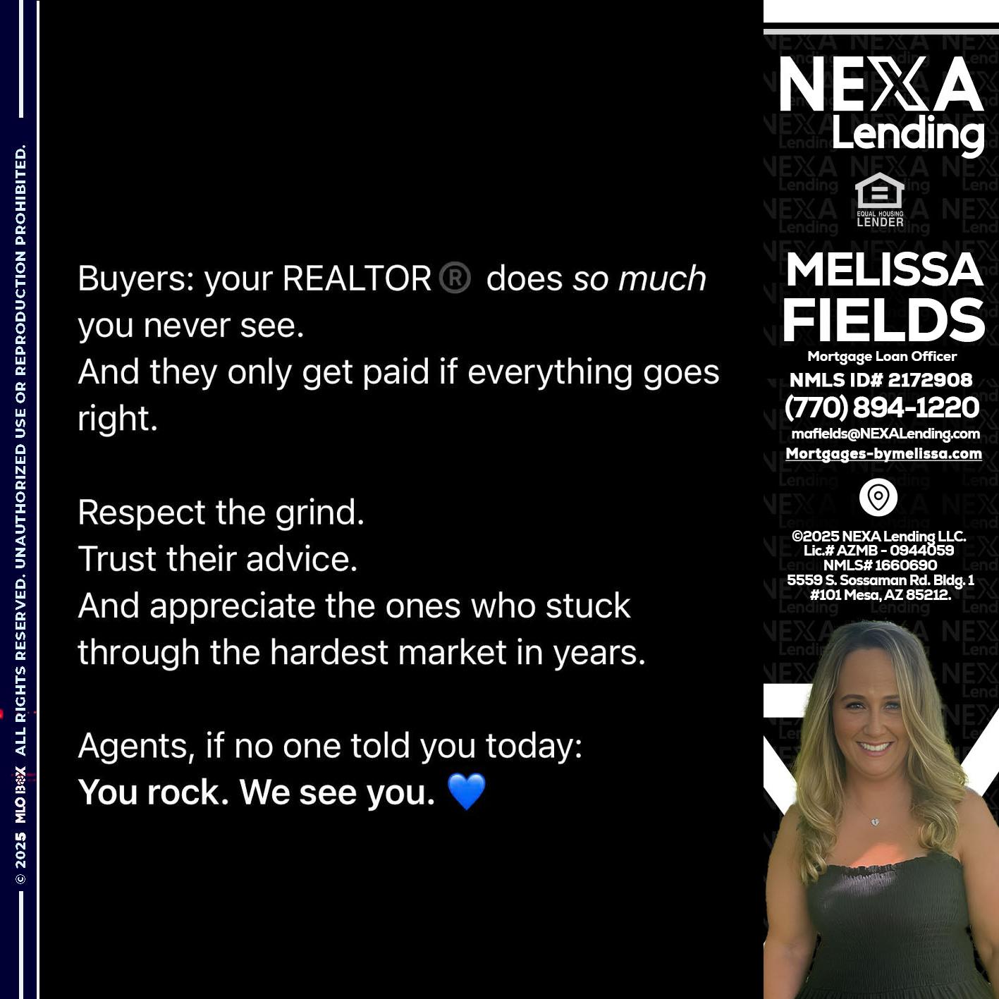 BUYERS - Melissa Fields -Mortgage Loan Officer