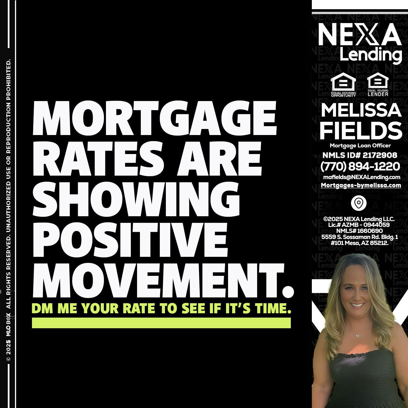 MORTGAGE - Melissa Fields -Mortgage Loan Officer