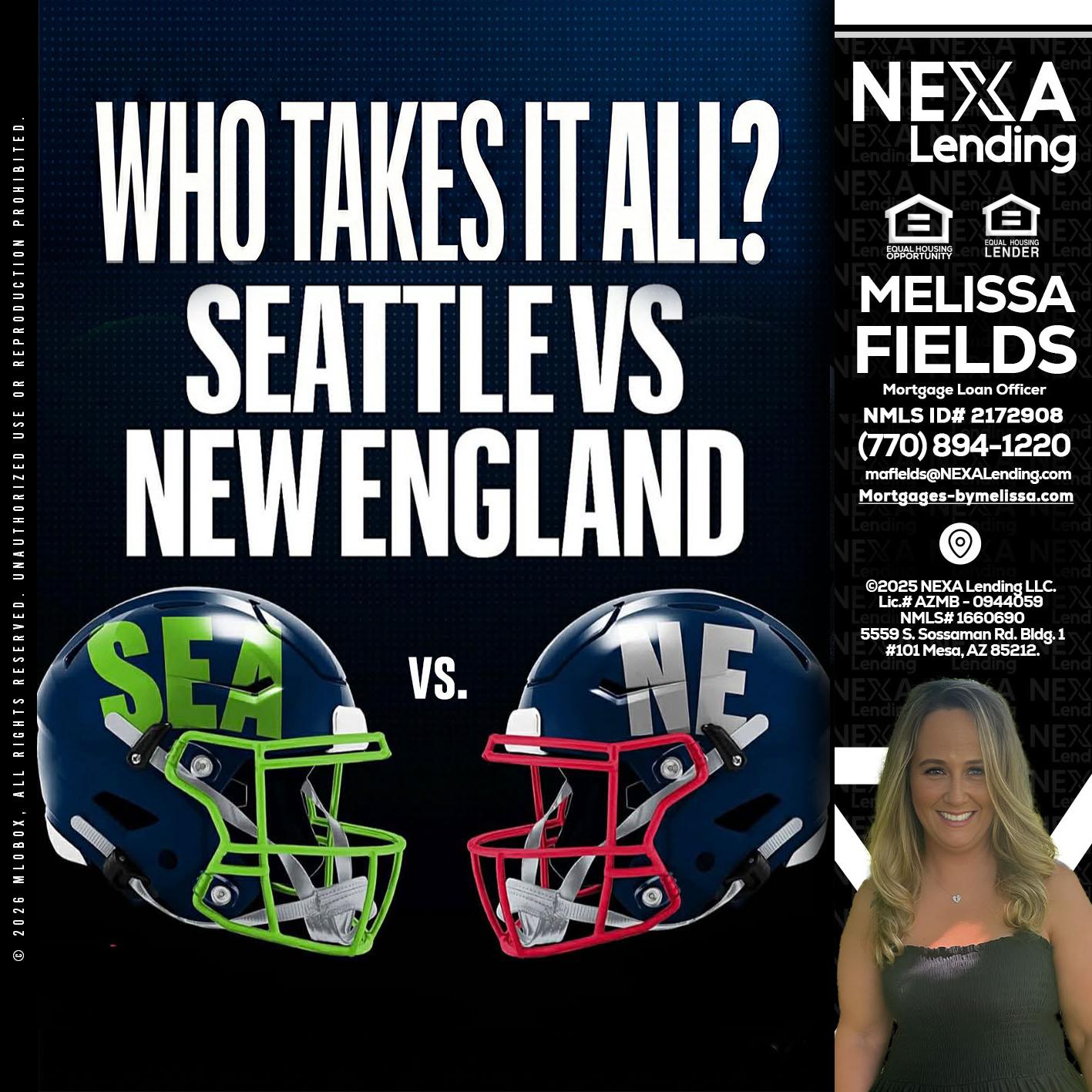 WHO TAKE IT ALL? - Melissa Fields -Mortgage Loan Officer