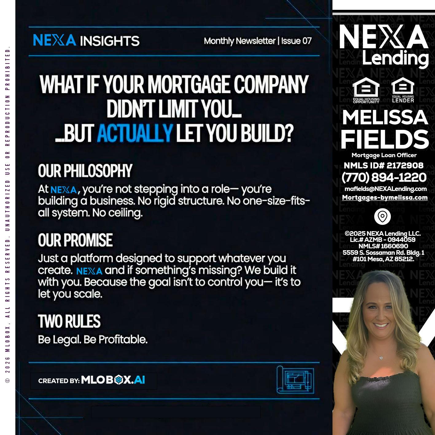 NEXA INSIGHTS - Melissa Fields -Mortgage Loan Officer