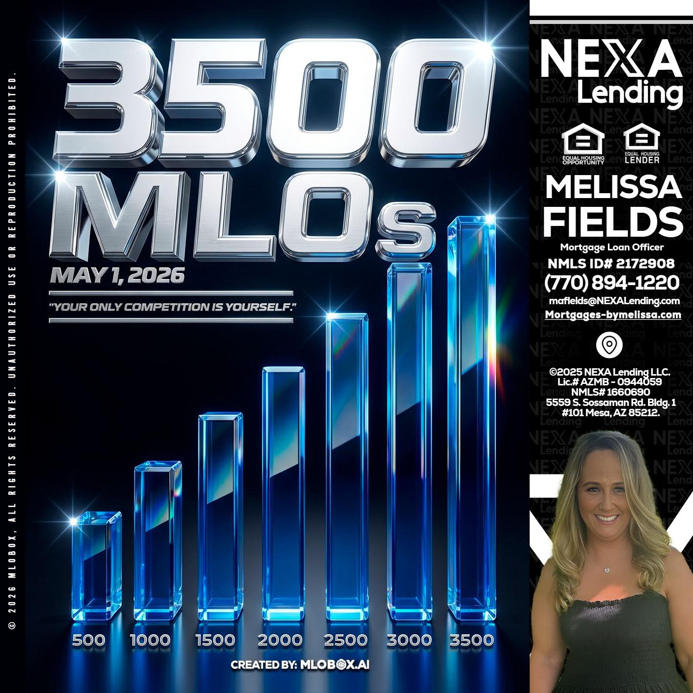 3500 MLOs - Melissa Fields -Mortgage Loan Officer