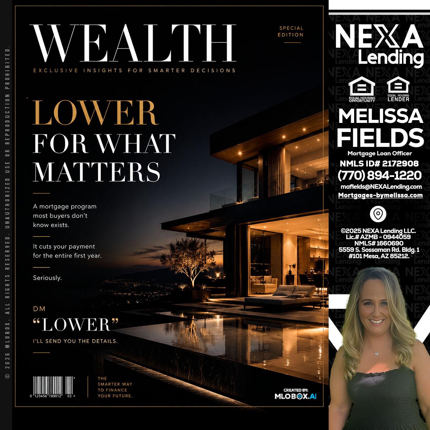 WEALTH - Melissa Fields -Mortgage Loan Officer