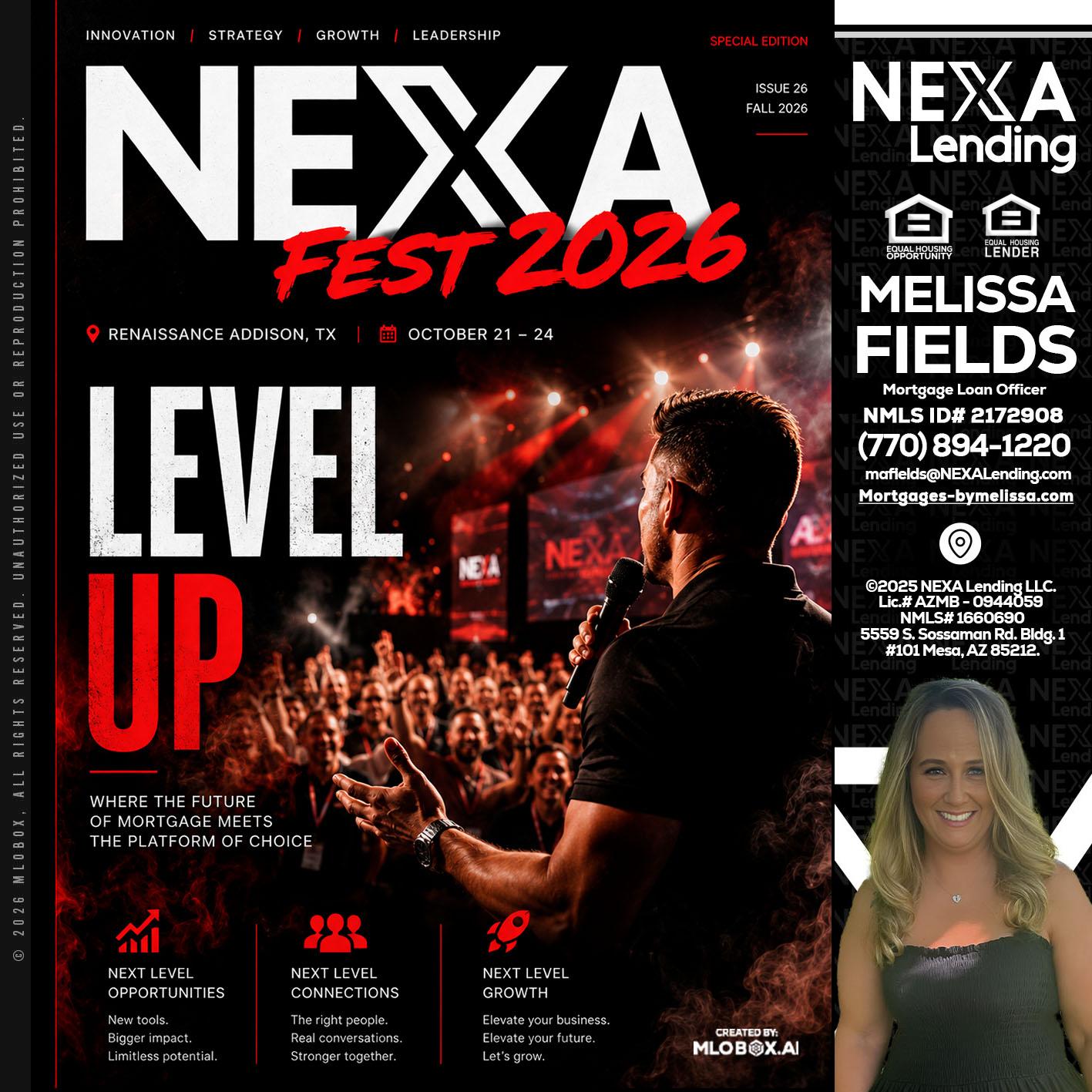 NEXA FEST 2026 - Melissa Fields -Mortgage Loan Officer