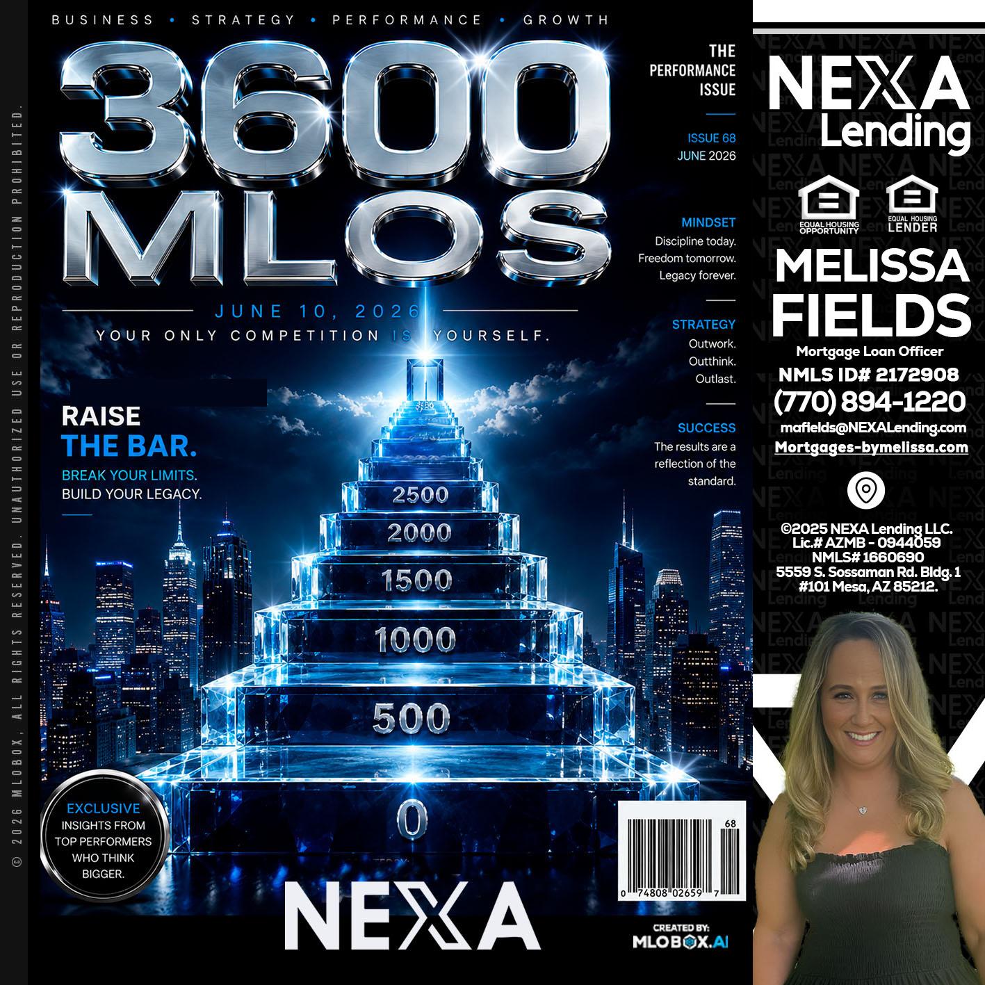 3600 MLOs - Melissa Fields -Mortgage Loan Officer