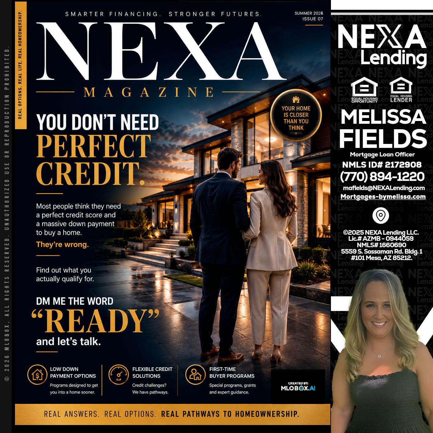 NEXA MAGAZINE - Melissa Fields -Mortgage Loan Officer