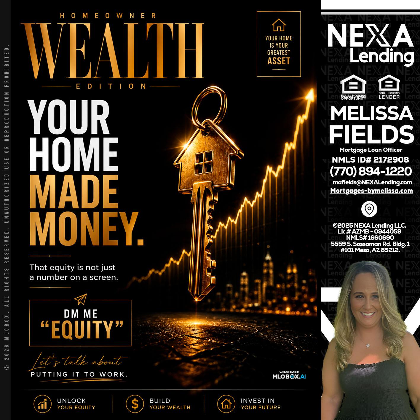YOUR HOME MADE - Melissa Fields -Mortgage Loan Officer
