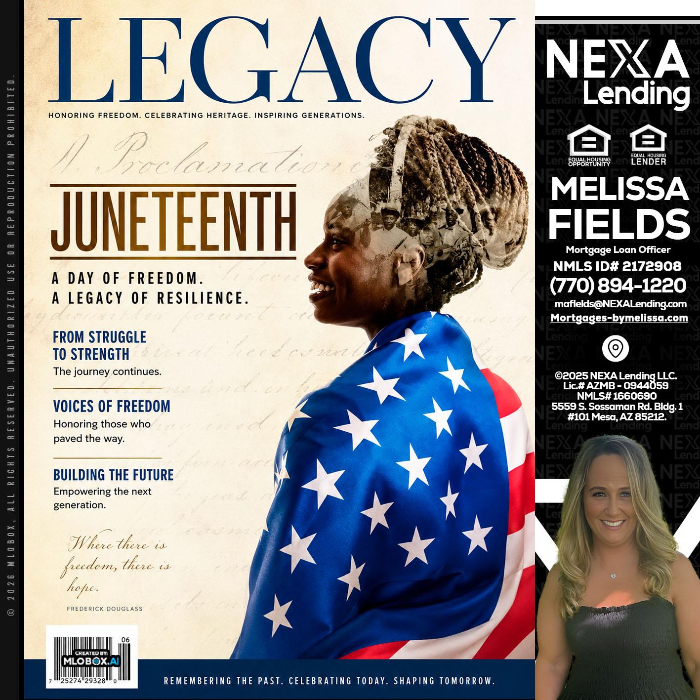 LEGACY - Melissa Fields -Mortgage Loan Officer
