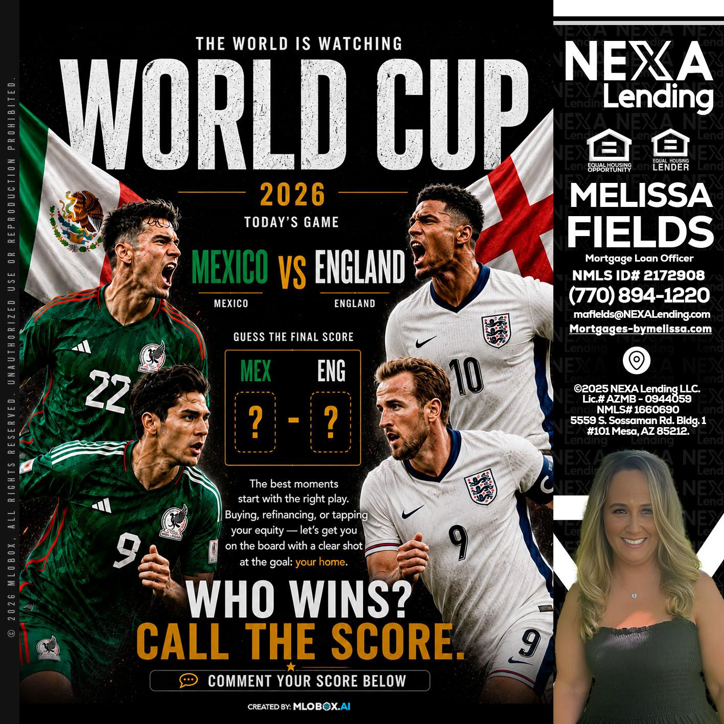 WHO'S WIN - Melissa Fields -Mortgage Loan Officer