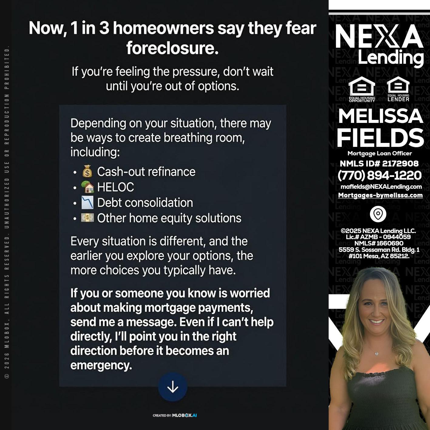 NOW - Melissa Fields -Mortgage Loan Officer