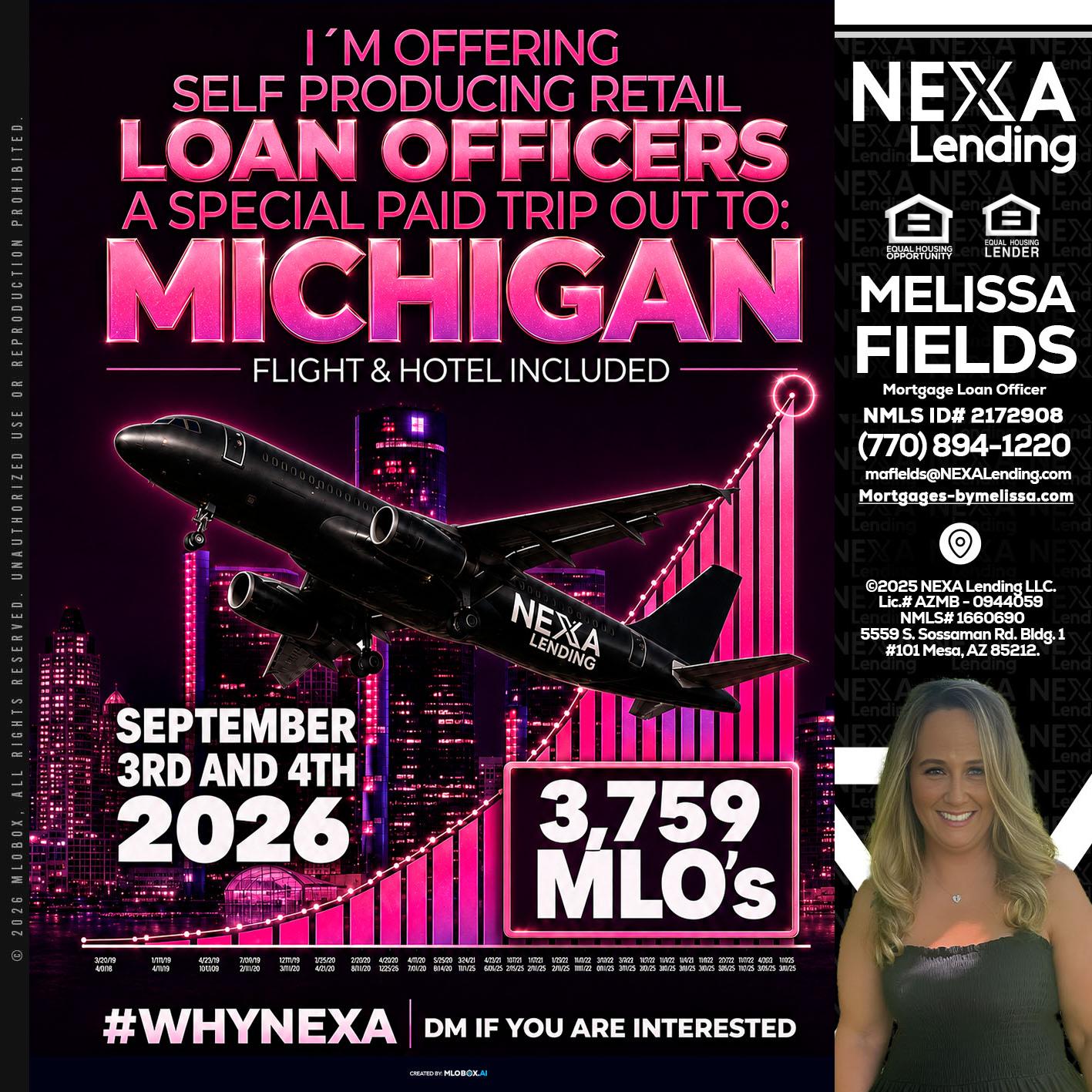 MICHIGAN TRIP - Melissa Fields -Mortgage Loan Officer